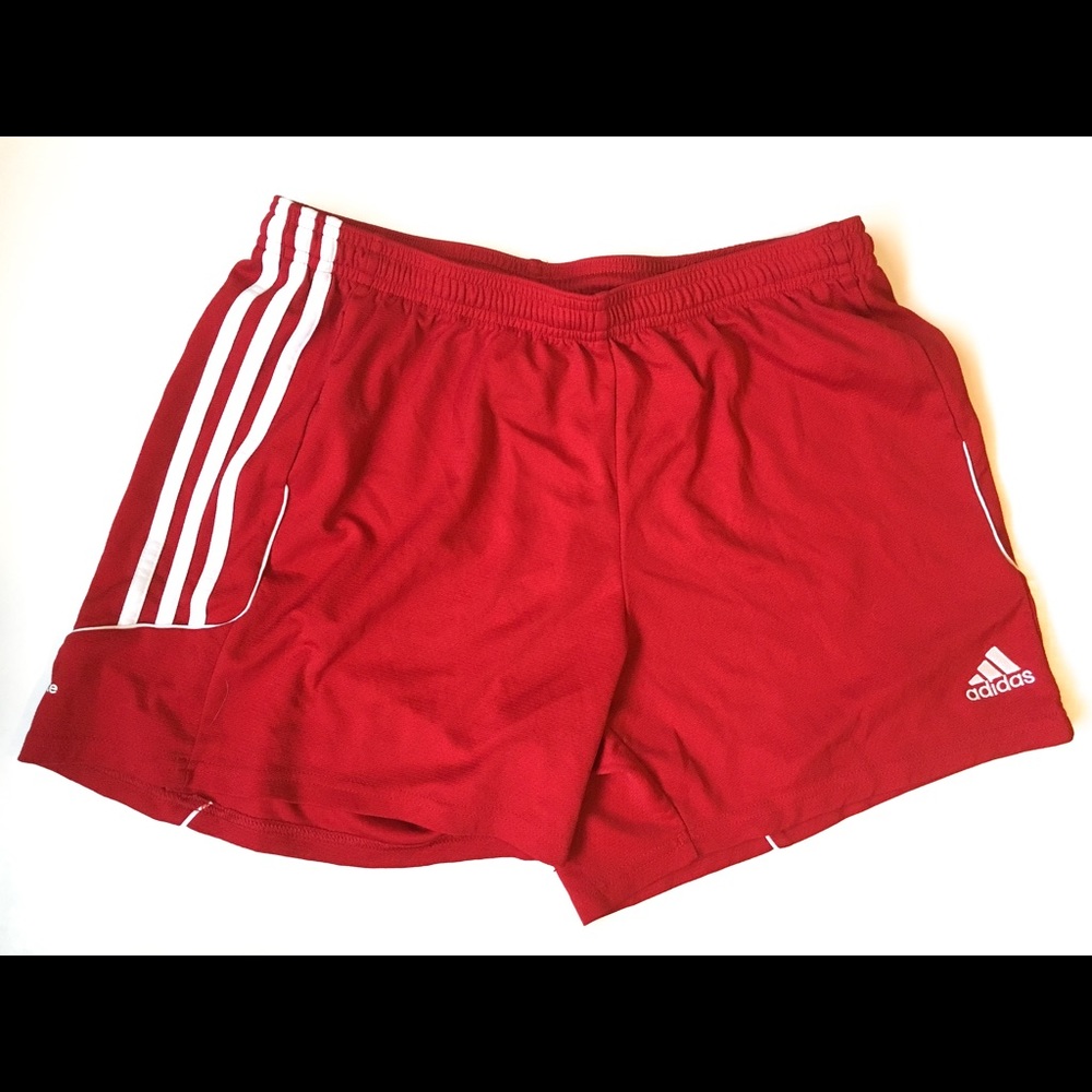 Adidas soccer shorts - red